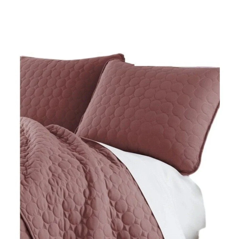 Southshore Ultra-Soft Lightweight Embroidered 3-Piece Quilt Set – Full/Queen